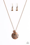 Paparazzi "New Day, New Beginnings" Copper Necklace & Earring Set Paparazzi Jewelry
