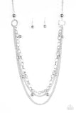 Paparazzi "Love Is BLING" SilverNecklace & Earring Set Paparazzi Jewelry