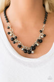 Paparazzi "Classically Celebrity" Black Necklace & Earring Set Paparazzi Jewelry