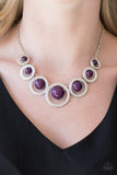 Paparazzi "Jungle River" Purple Necklace & Earring Set Paparazzi Jewelry