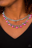 Paparazzi "Canyon Escape" Pink Necklace & Earring Set Paparazzi Jewelry