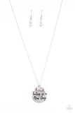 Paparazzi "New Day, New Beginnings" Pink Necklace & Earring Set Paparazzi Jewelry