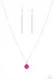 Paparazzi VINTAGE VAULT "Paint A Picture" Pink Necklace & Earring Set Paparazzi Jewelry