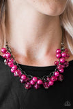 Paparazzi "Time To RUNWAY" Pink Necklace & Earring Set Paparazzi Jewelry