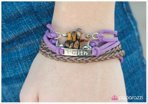 Paparazzi "A Leap of Faith" Purple Bracelet Paparazzi Jewelry