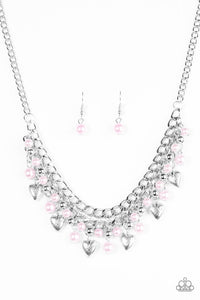 Paparazzi "Self Love" Pink Necklace & Earring Set Paparazzi Jewelry