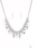 Paparazzi "Self Love" White Necklace & Earring Set Paparazzi Jewelry