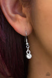 Paparazzi "Rise and MOON-SHINE" White Necklace & Earring Set Paparazzi Jewelry