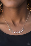 Paparazzi "Radiant Rainstorms" Rose Gold Necklace & Earring Set Paparazzi Jewelry