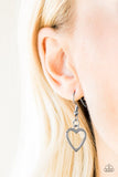 Paparazzi "Hustle and Heart" Black Necklace & Earring Set Paparazzi Jewelry