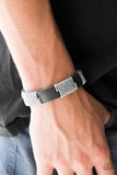 Paparazzi "On The Sidelines" Silver Urban Bracelet Unisex Paparazzi Jewelry