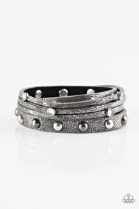 Paparazzi "It Was The BEAST Of Times" Silver Wrap Bracelet Paparazzi Jewelry