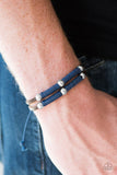 Paparazzi "Tell It HIKE It Is" Blue Urban Bracelet Unisex Paparazzi Jewelry
