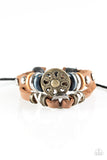 Paparazzi "Happy Hiker" Brown Urban Bracelet Unisex Paparazzi Jewelry