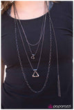 Paparazzi "Meant To Be" Black Necklace & Earring Set Paparazzi Jewelry