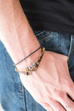 Paparazzi "Forest Quest" Brown Urban Leather Bracelet Unisex Paparazzi Jewelry