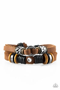 Paparazzi "Jungle Hunt" Brown Urban Bracelet Unisex Paparazzi Jewelry