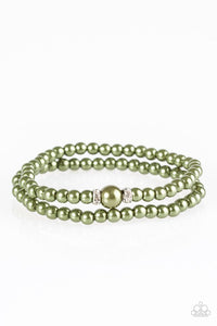 Paparazzi "Cambridge Chic" Green Bracelet Paparazzi Jewelry