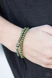 Paparazzi "Cambridge Chic" Green Bracelet Paparazzi Jewelry