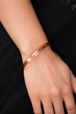 Paparazzi "Always Believe" Copper Bracelet Paparazzi Jewelry