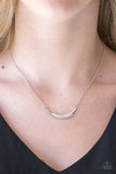Paparazzi "SHIMMER Of Hope" White Necklace & Earring Set Paparazzi Jewelry