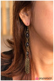 Paparazzi "A Noble Cause - Black" earring Paparazzi Jewelry