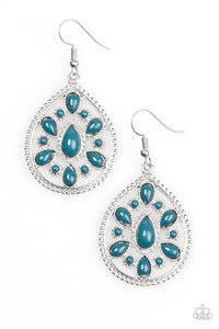 Paparazzi "Pretty Princess" Blue Earrings Paparazzi Jewelry