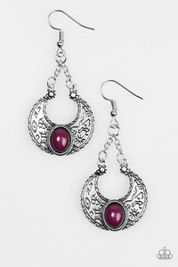 Paparazzi "Anasazi Sands" Purple Earrings Paparazzi Jewelry