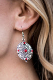 Paparazzi "Second Spring" Red Earrings Paparazzi Jewelry