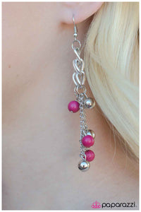 Paparazzi "Oh, Jackie - Pink" earring Paparazzi Jewelry