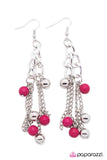 Paparazzi "Oh, Jackie - Pink" earring Paparazzi Jewelry