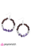 Paparazzi "Twinkling Tranquility - Purple" earring Paparazzi Jewelry