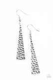 Paparazzi "Wild WIldcat" Silver Earrings Paparazzi Jewelry