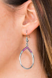 Paparazzi "Sparkling Lights" Pink Earrings Paparazzi Jewelry