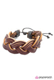 Paparazzi "A Fair-Leather Friend" Brown Bracelet Paparazzi Jewelry