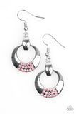 Paparazzi "Glitter and Glam" Pink Earrings Paparazzi Jewelry