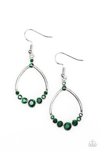 Paparazzi "All That Glitters" Green Earrings Paparazzi Jewelry