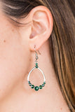 Paparazzi "All That Glitters" Green Earrings Paparazzi Jewelry