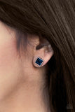 Paparazzi "Princess Perfection" Blue Post Earrings Paparazzi Jewelry