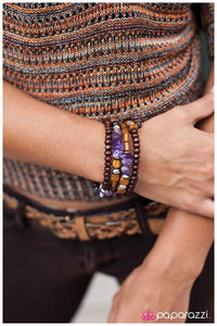 Paparazzi "Spiraling Serenity - Purple" bracelet Paparazzi Jewelry