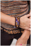 Paparazzi "Spiraling Serenity - Purple" bracelet Paparazzi Jewelry