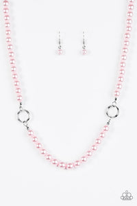 Paparazzi "Romance Is In The Air" Pink Necklace & Earring Set Paparazzi Jewelry