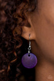 Paparazzi "Tiki Tango" Purple Necklace & Earring Set Paparazzi Jewelry