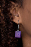 Paparazzi "Me, Myself and Island" Purple Necklace & Earring Set Paparazzi Jewelry