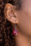 Paparazzi "Storm Warning" Red Necklace & Earring Set Paparazzi Jewelry