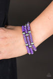 Paparazzi "Barcelona Ball" Purple Bracelet Paparazzi Jewelry