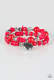 Paparazzi "Writing My Own Love Story" Pink Bracelet Paparazzi Jewelry