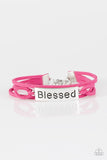 Paparazzi "Feeling Blessed" Pink Bracelet Paparazzi Jewelry