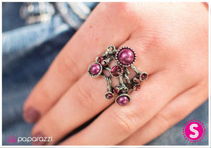 Paparazzi "All the Trimmings" Purple Ring Paparazzi Jewelry