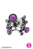 Paparazzi "All the Trimmings" Purple Ring Paparazzi Jewelry